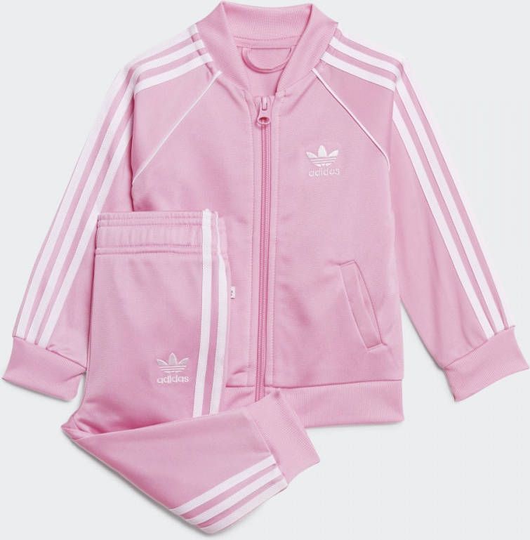 Adidas Originals Superstar Adicolor baby trainingspak roze/wit