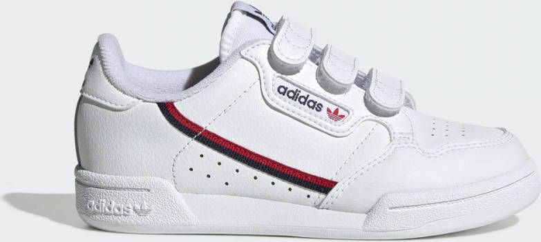 adidas Originals Sneakers Continental 80 Wit/Rood Kinderen