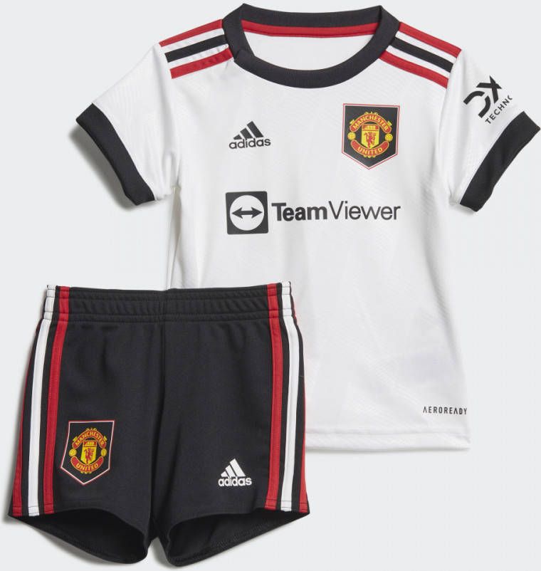Adidas Manchester United 22/23 Baby Uittenue White/Black Kind