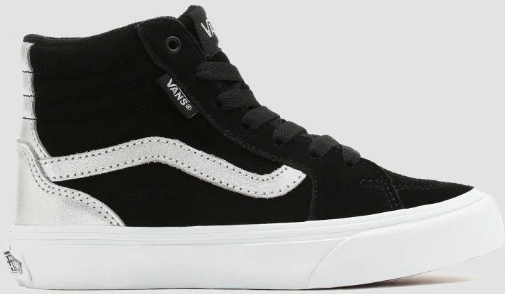 VANS Filmore Hi Guard suède sneakers zwart/metallic zilver
