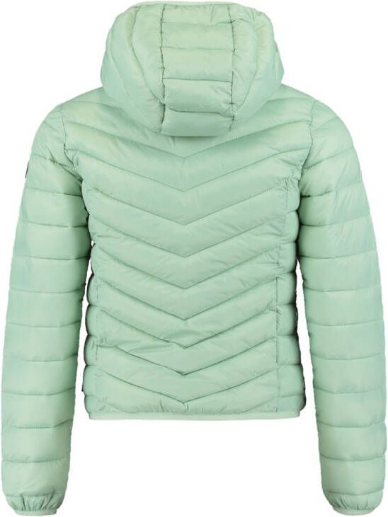 America Today Junior gewatteerde tussenjas Alice groen