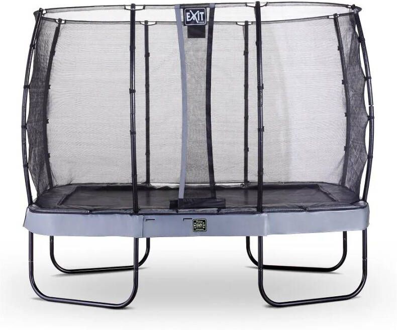 EXIT Toys Exit Elegant Trampoline Met Veiligheidsnet Economy Rechthoekig 244 X 427 Cm Groen