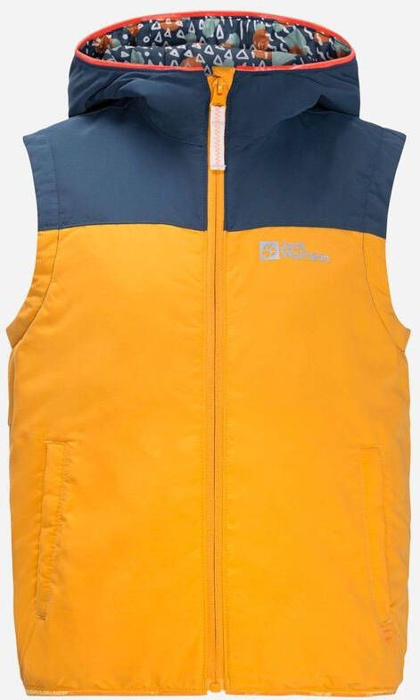 Jack Wolfskin Villi Vest Bodywarmer Kids Geel