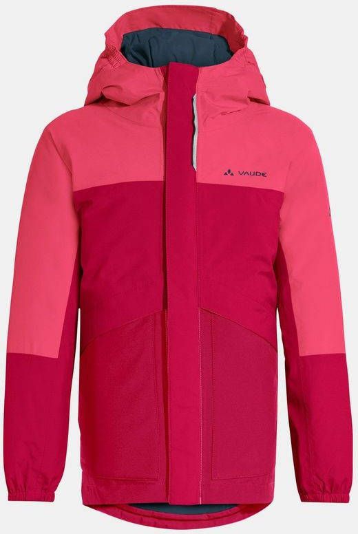 Vaude Escape Padded Jas Junior Middenroze/Rood