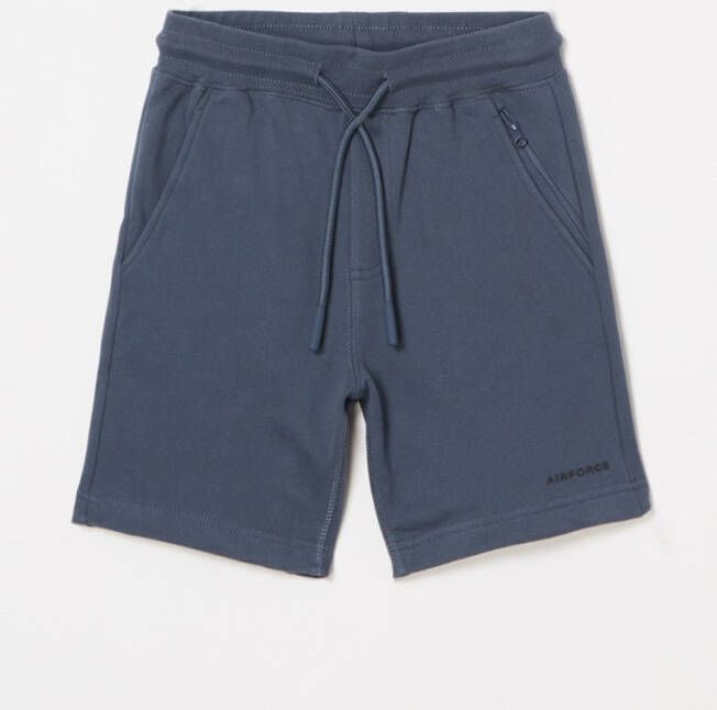 Airforce Korte joggingbroek van biologisch katoen met logo