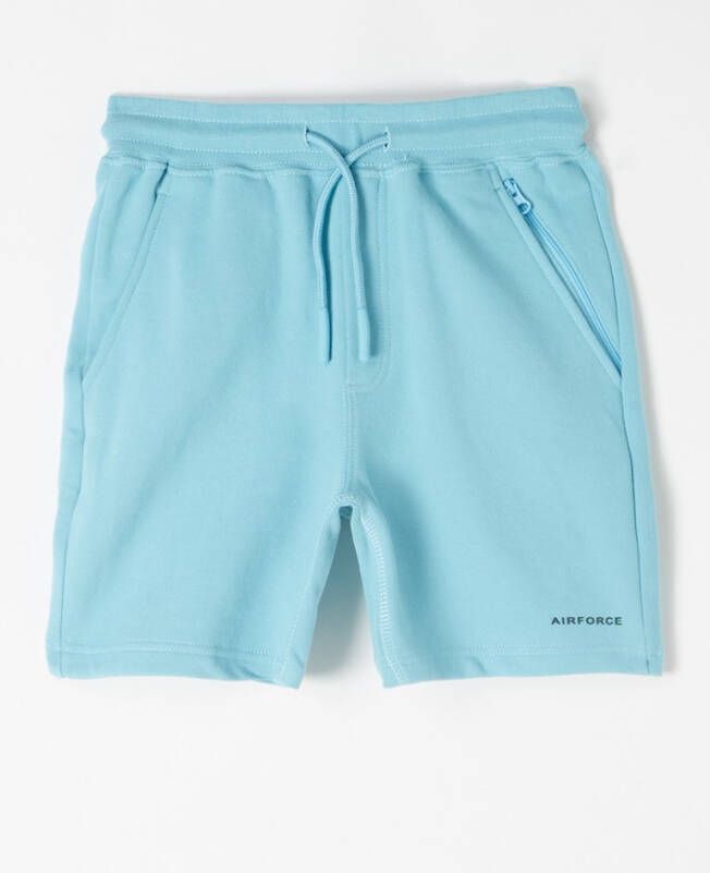Airforce Korte joggingbroek van biologisch katoen met logo