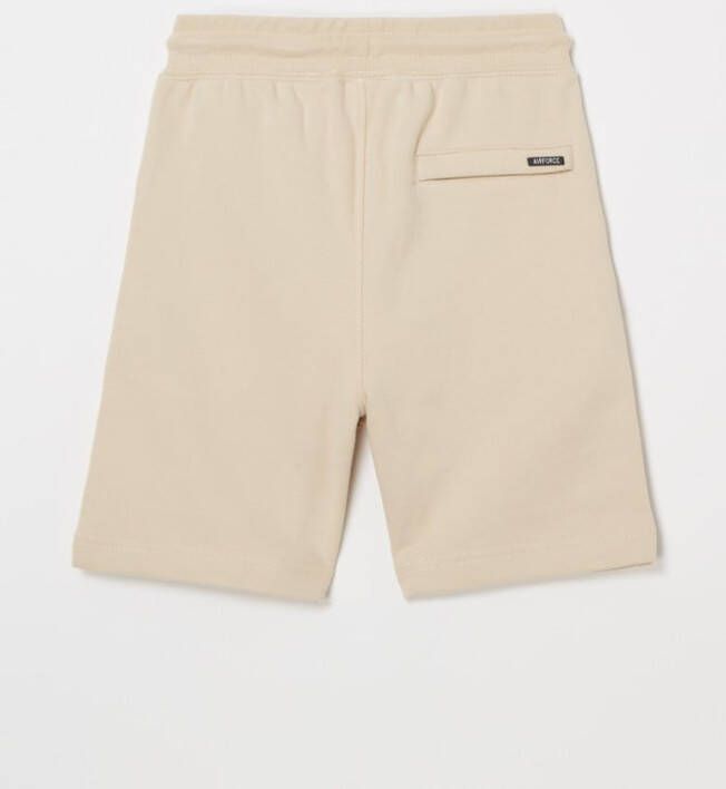 Airforce Korte joggingbroek van biologisch katoen met logo