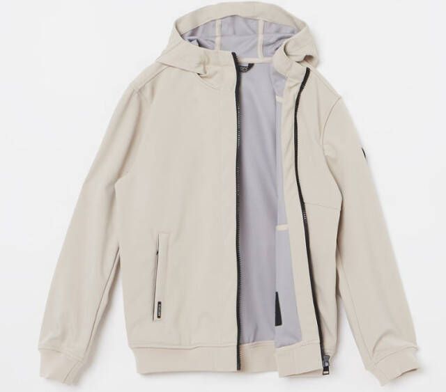 Airforce Softshell jack met ritszakken en capuchon