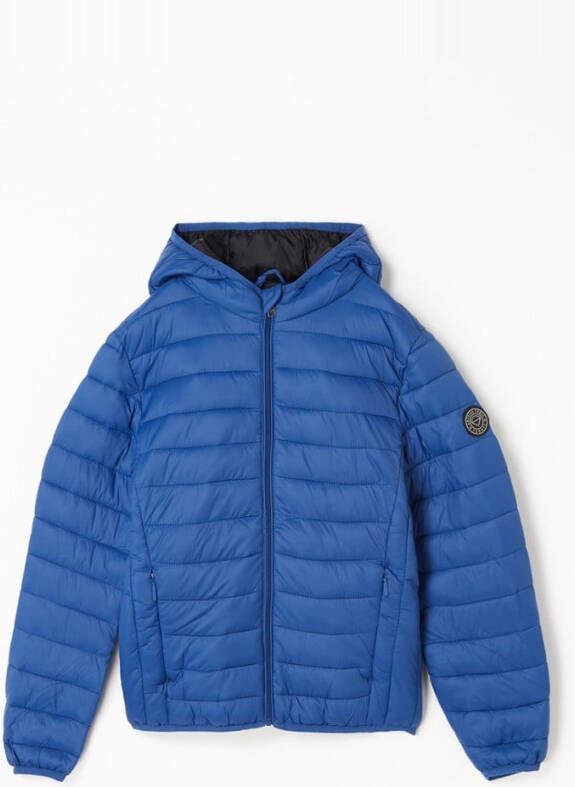 America Today Jongens Gewatteerde Winterjas Alex Jr Blauw