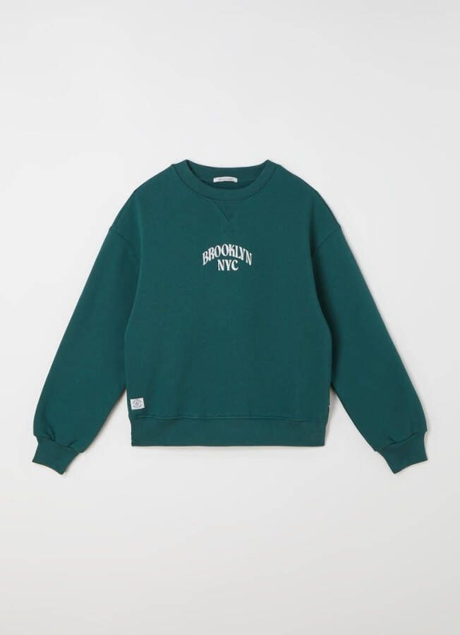 America Today Siara sweater met logoborduring