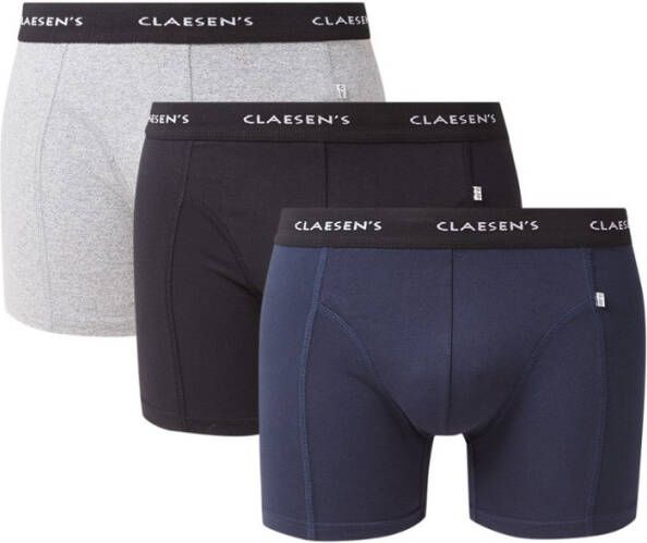 Claesens Boxershorts 3 pack Boxer Zwart