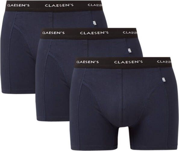 Claesens Boxershorts 3 pack Boxer Blauw