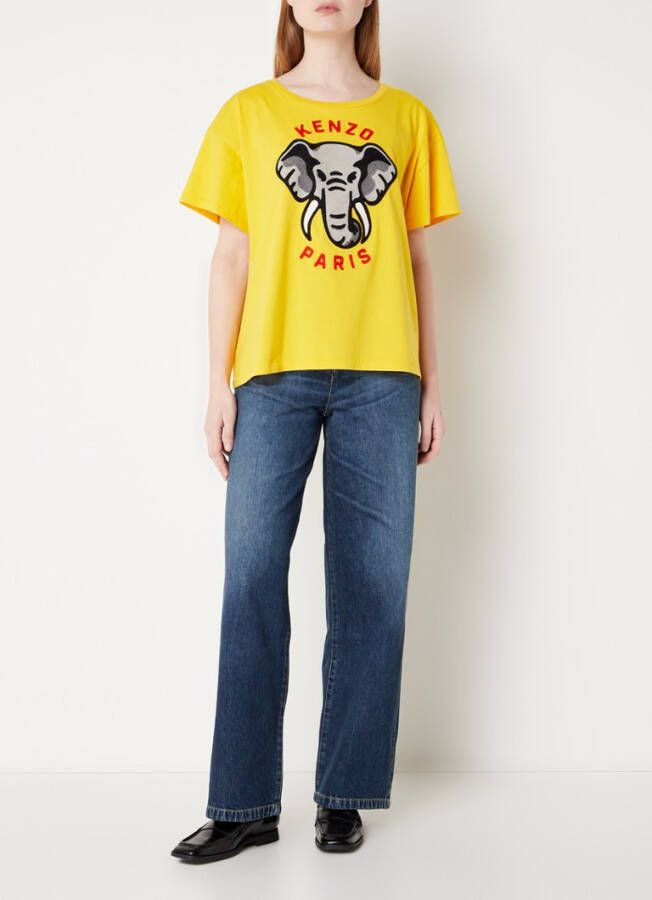 Kenzo T shirts and Polos Golden , Geel, Dames