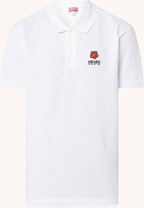 Kenzo Regular fit polo van piqué, katoen met logoborduring