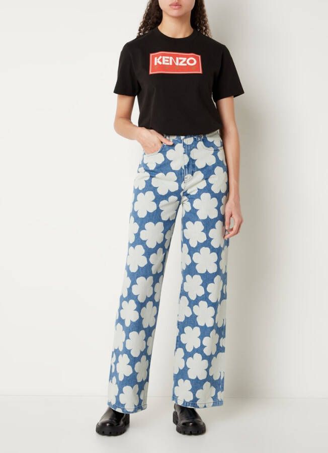 Kenzo T shirt à logo Taille M, Couleur Presta Noir , Zwart, Dames