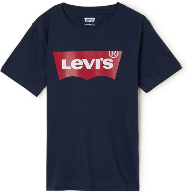 Levis ! Jongens Shirt Korte Mouw -- Donkerblauw Katoen