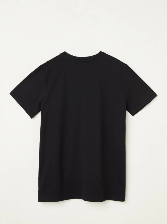 Lyle & Scott ! Jongens Shirt Korte Mouw Maat 134 Zwart Katoen