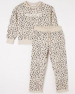 Mango Chilepk trainingspak met print 2 delig