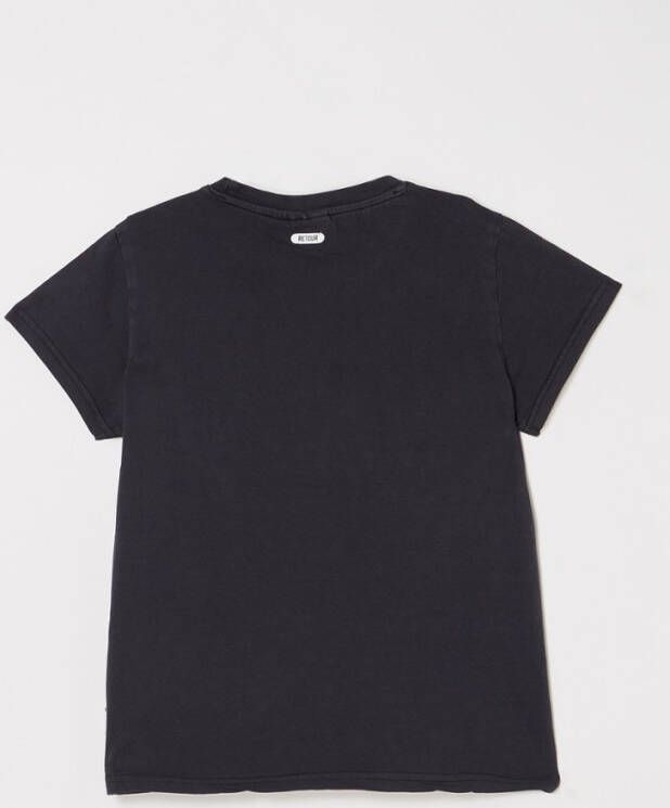 Retour Jeans Hannah T shirt met frontprint en scrunchie