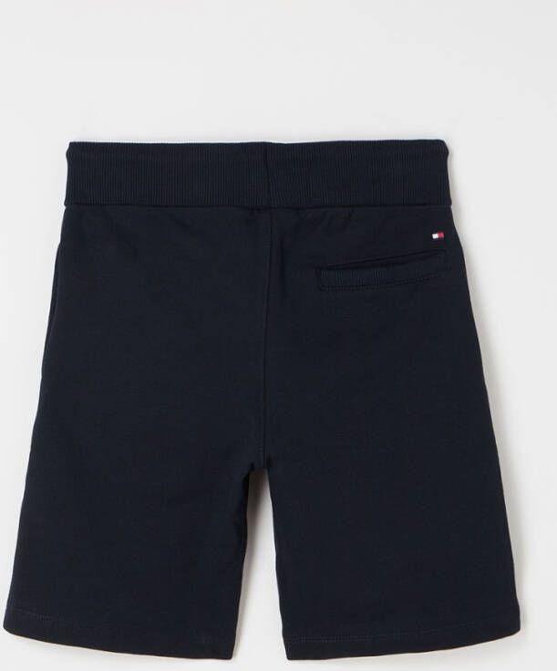 Tommy Hilfiger Straight fit korte joggingbroek met trekkoord