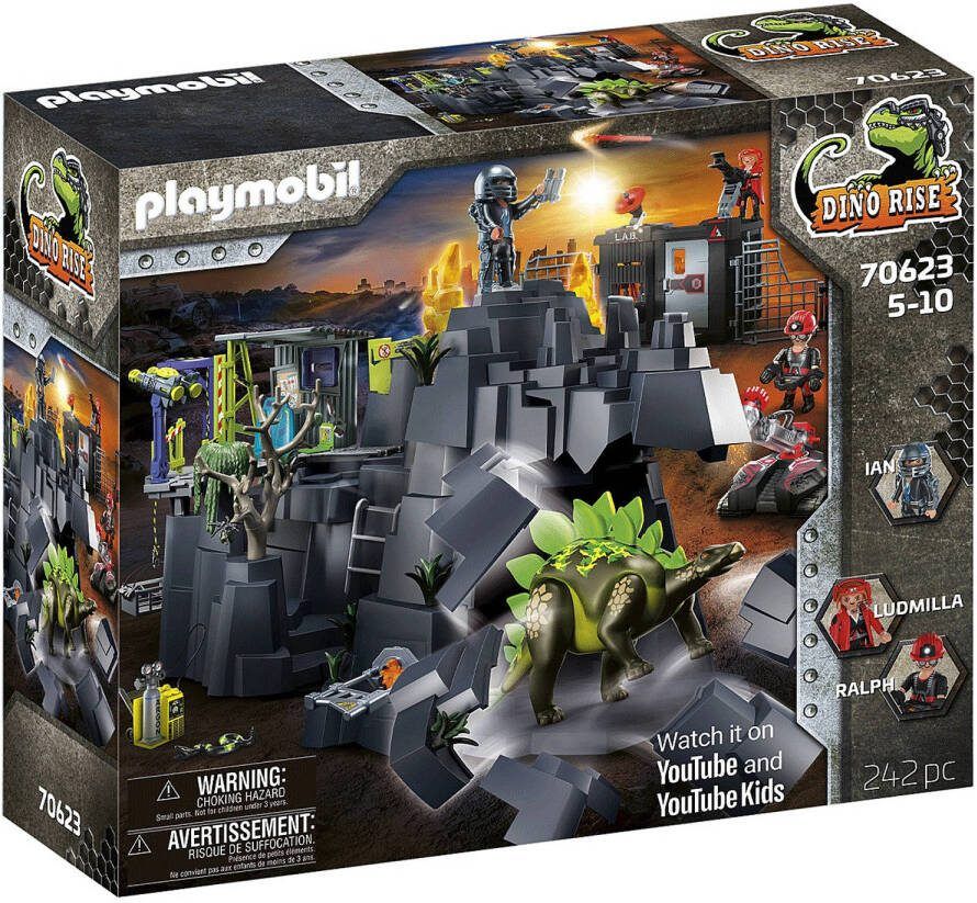 Playmobil ® Constructie speelset Dino Rock(70623 ), Dino Rise Made in Germany(238 stuks )