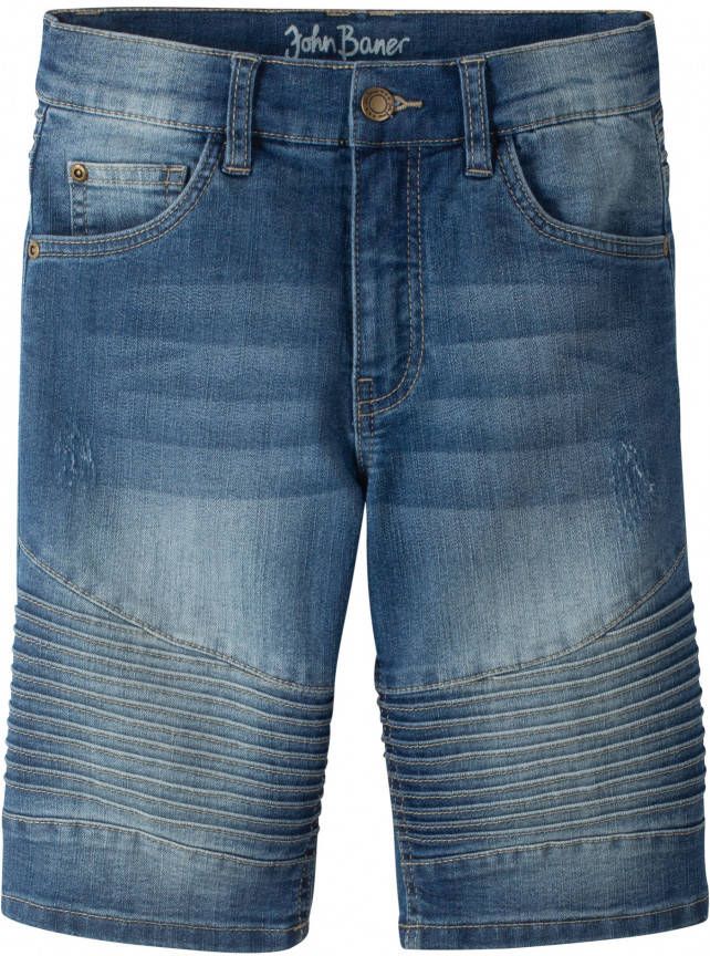 bonprix Jongens jeans bermuda, slim fit