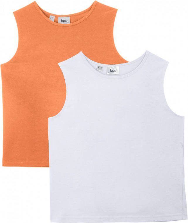 bonprix Meisjes tanktop(set van 2 )