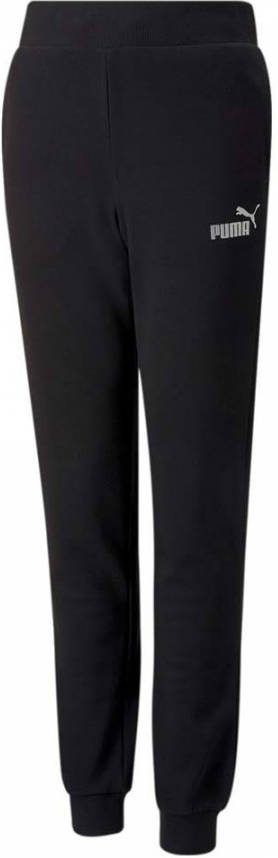Puma regular fit joggingbroek met logo zwart