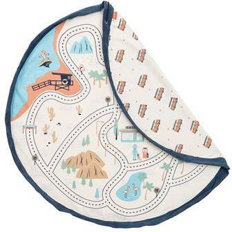 Play&Go 2 in 1 opbergzak/speelkleed LA Roadmap