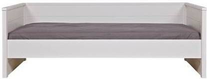 Woood Jade Bedbank Wit Ongeborsteld (Excl Lade) [Fsc]