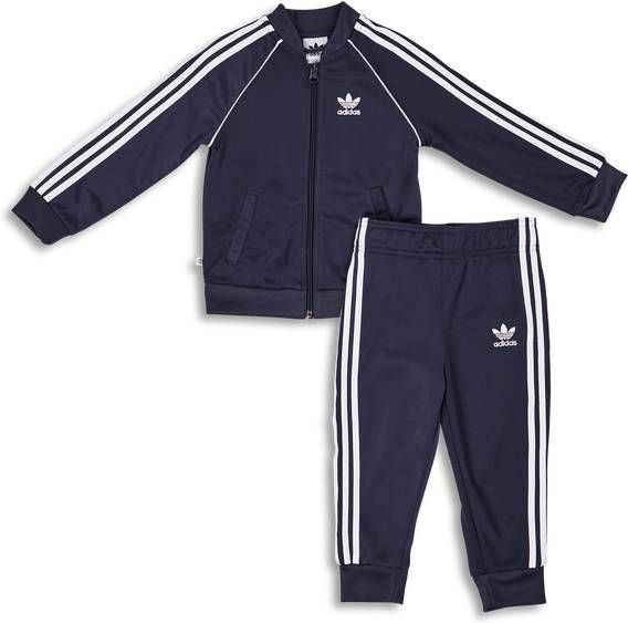 Adidas Originals Superstar Adicolor baby trainingspak donkerblauw/wit