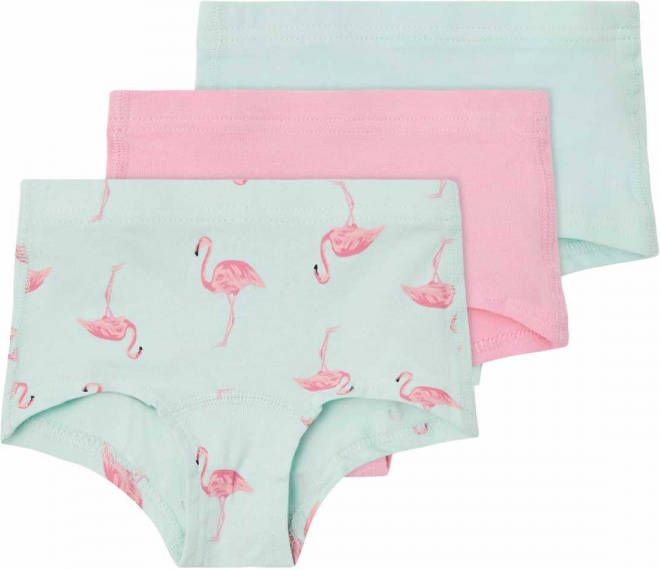name it ! Meisjes 3 pack Hipsters -- Diverse Kleuren Katoen/elasthan