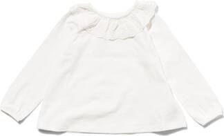 HEMA Baby Blouse Broderie Kraag Gebroken Wit(gebroken wit )
