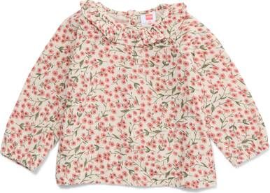 HEMA Baby Blouse Met Ruffles Ecru(ecru )