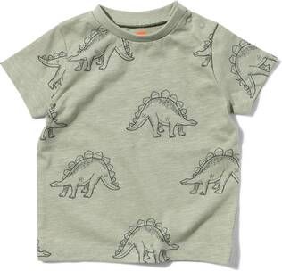HEMA Baby T shirts 2 Stuks Groen(groen )