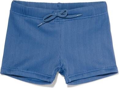 HEMA Baby Zwembroek Rib Blauw(blauw )