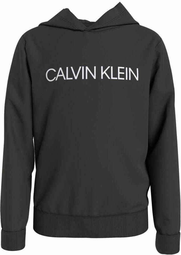 Calvin klein Jeans! Unisex Trui -- Zwart Katoen/elasthan