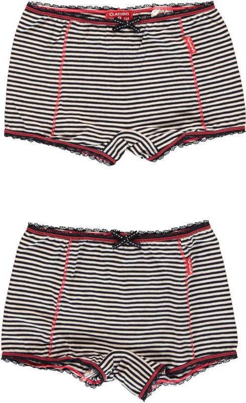 Claesens ! Meisjes 2-Pack Boxer Maat 140 Diverse Kleuren Katoen/lycra