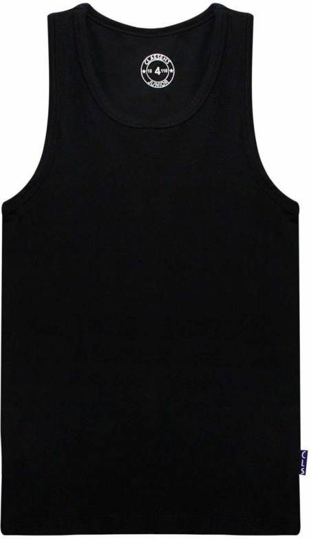 Claesens ! Jongens Hemd -- Zwart Katoen/lycra