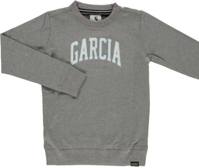 Garcia ! Jongens Sweater -- Grijs Katoen/elasthan