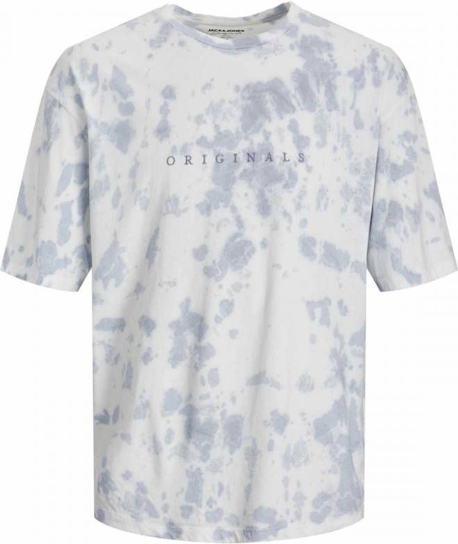 jack & jones ! Jongens Shirt Korte Mouw -- All Over Print Katoen
