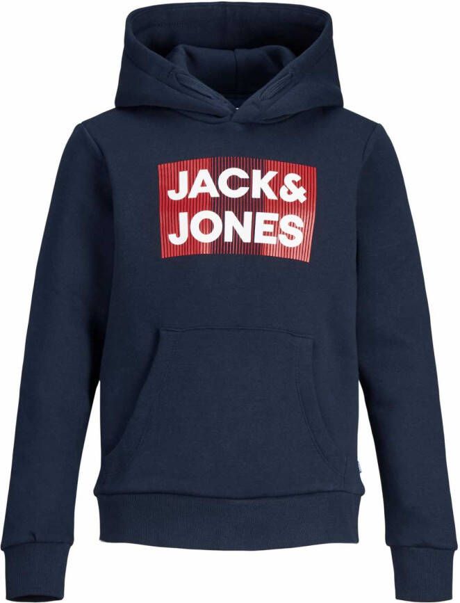 jack & jones ! Jongens Trui -- Donkerblauw Katoen/polyester