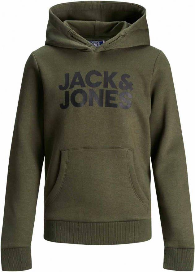 jack & jones ! Jongens Trui -- Donkergroen Katoen/polyester