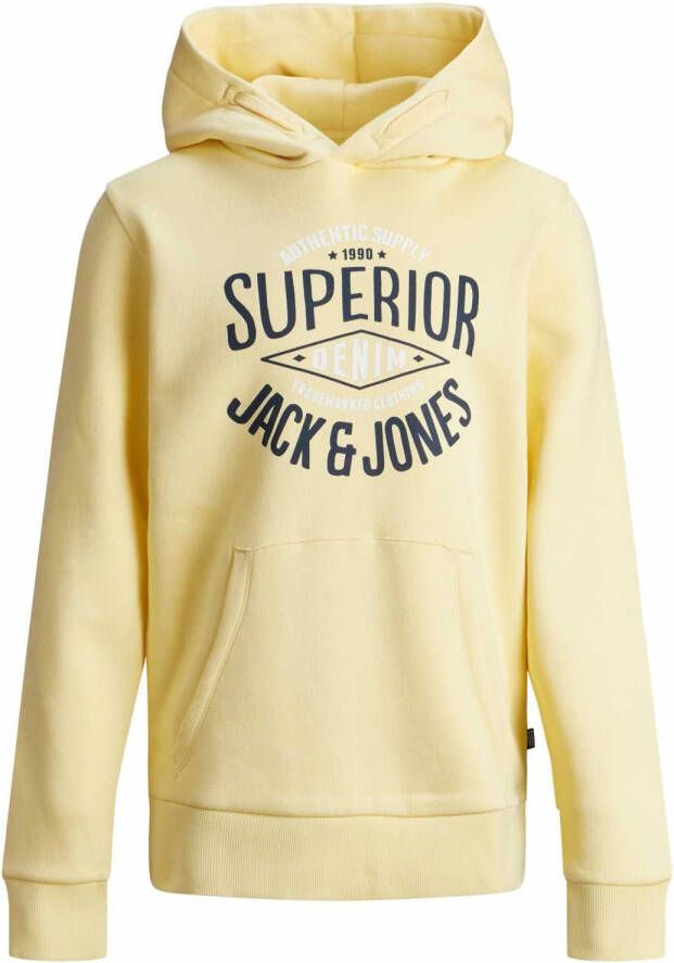 jack & jones ! Jongens Trui -- Geel Katoen/polyester