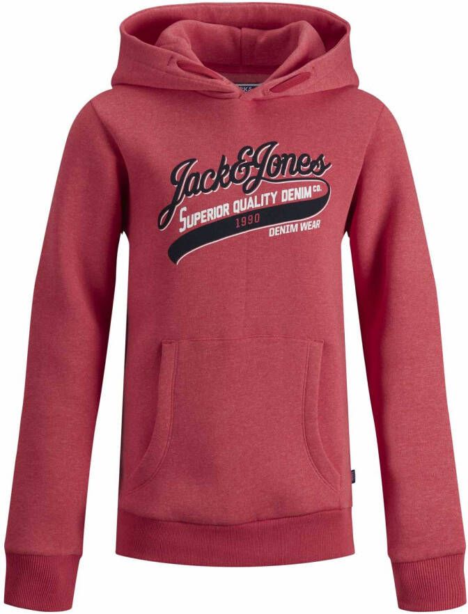 jack & jones ! Jongens Trui -- Rood Katoen/polyester