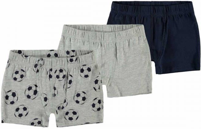 name it ! Jongens 3 Pack Boxer - Diverse Kleuren Katoen/elasthan