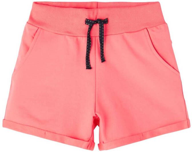 name it ! Meisjes Korte Broek -- Koraal katoen met elasthan/viscose