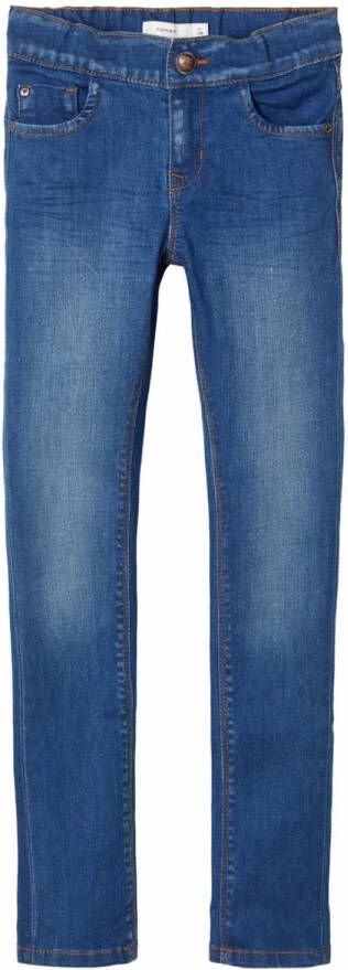 NAME IT KIDS skinny jeans Polly met biologisch katoen stonewashed