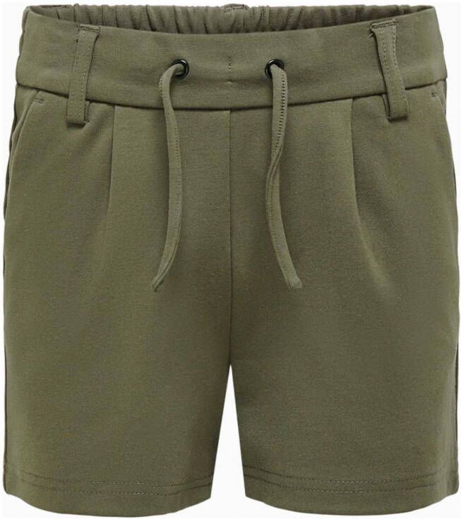 Only ! Meisjes Korte Broek -- Legergroen Nylon met elasthan