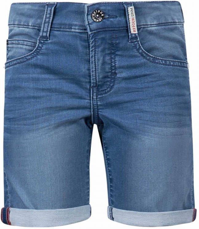 Retour Denim jeans bermuda Loeks light blue denim